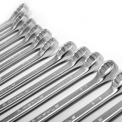 Jogo Chaves Combinada Polegada 1/4 A 1.1/4 Mayle 16 Peças