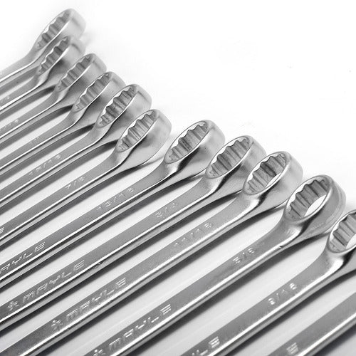 Jogo Chaves Combinada Polegada 1/4 A 1.1/4 Mayle 16 Peças