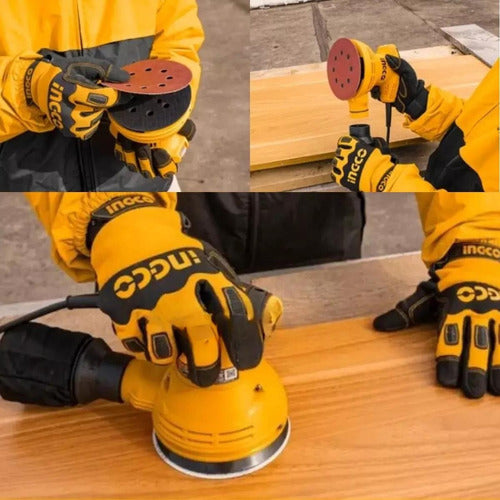 lixadeira rotativa orbital  ingco 320w 5 polegadas 220v