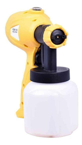 pistola pintura pulverizadora elétrica 350w ms-350w ferrari amarelo 220v