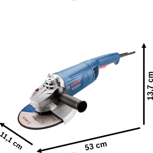 Esmerilhadeira Angular Bosch Professional Gws 22-230 Azul 2200 W 220 V + Acessório