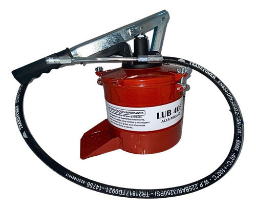 Bomba Manual De Graxa 4 Kg Com Compactador Lub-403 Lumagi