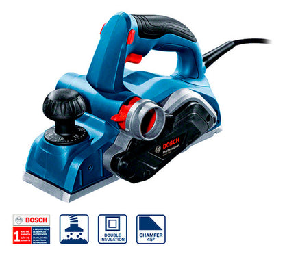 Plaina Bosch Gho 700 700w 2 Lâminas E Coletor De Pó Azul 220v