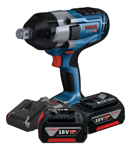 chave de imp 3/4 biturbo gds 18v 1050h c/ 2 bat 4ah bosch