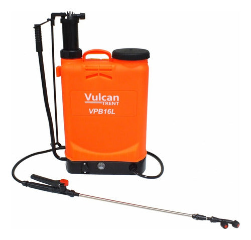 pulverizador a bateria 8 amperes 16litros vp16l8a vulcan
