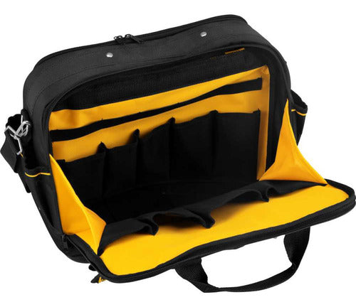 Bolsa Em Lona Para Ferramentas Vonder Bl128 Preto/amarelo