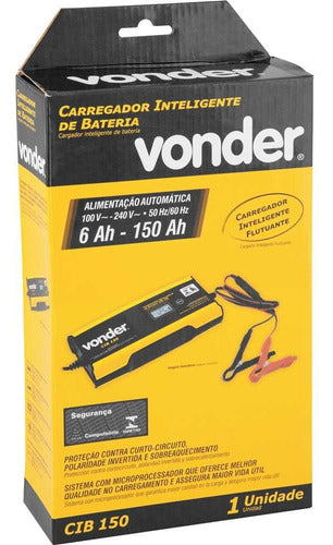 carregador inteligente bateria bivolt 127/220v cib150 vonder