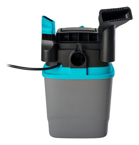 Aspirador De Pó E Líquido Portátil Wap Gtw Compact 1400w - Cinza/Azul/Preto - 220V