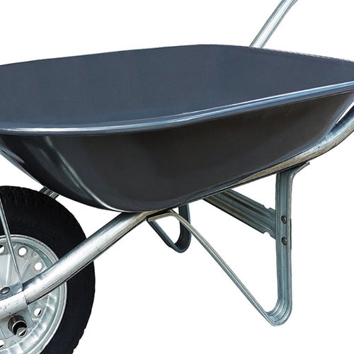 CARRINHO DE MAO PNEU C/CAM. 50L POP PR METALOSA