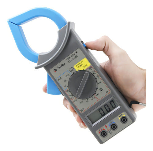 alicate amperímetro 1000a ac et3200a minipa