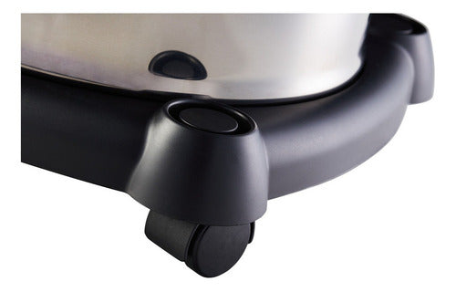 aspirador pó e água wap gtw inox 20 soprador 1600w 20 litros - prata/preto - 220v