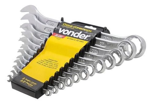 Jogo Chaves Combinadas 6 Mm A 32 Mm Com 12 Peças Vonder