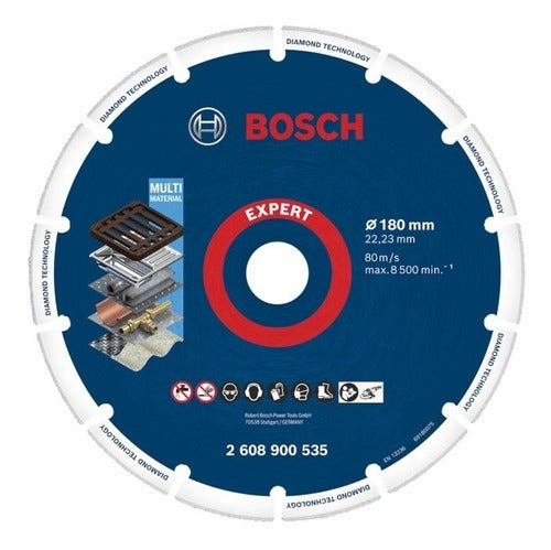 disco diamantado bosch 2608900535 18mm 22.30mm metal x-lock