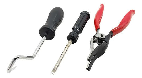Jogo De Alicates E Abraçadeiras Elastica Automotivo 900463 V
