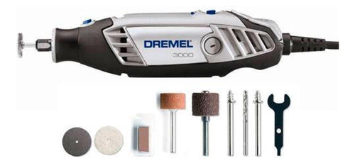 micro retífica dremel 3000 90w 220v 60hz 10 acessórios