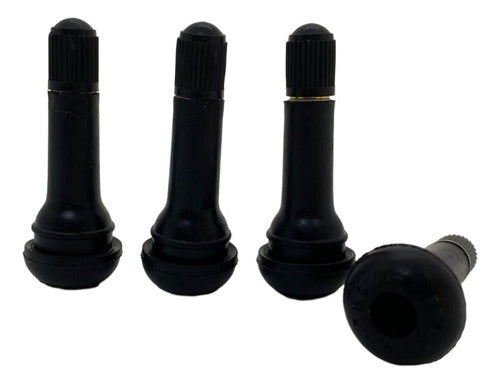 100 bicos de roda válvula p/ pneu sem câmara passeio tr414