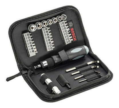 Jogo De Bits E Soquetes Bosch P/ Aparafusar C/ 38 Peças