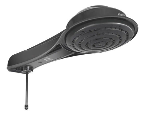 Ducha Elegance Eletrônica Black - 220v~ - 6.800w - Fame