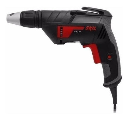 parafusadeira de impct elétrica skil 6520 127vpreta/vermelha