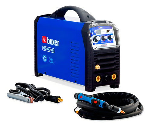 Máquina Inversora De Solda 220a Azul Tigon220 Boxer