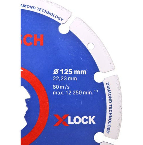 disco de corte diam p metal inox 5 xlock bosch 2608900533