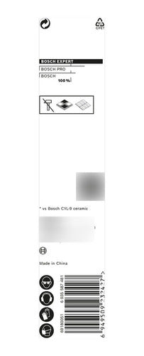 Broca Porcelanato Bosch Expert Hex 9 Hard Ceramic 6x90 Mm
