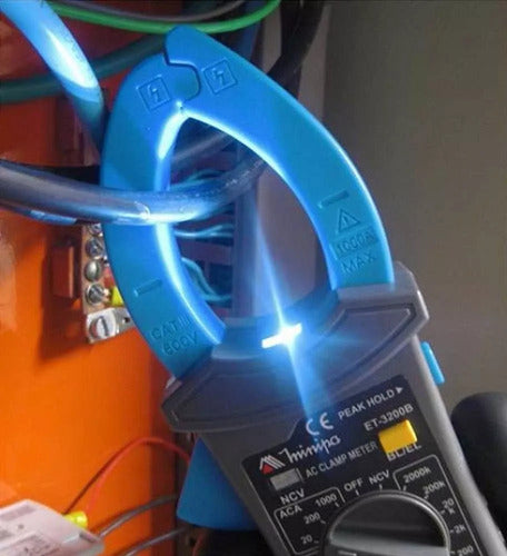 Alicate Amperímetro Digital Minipa Et-3200b 1000a