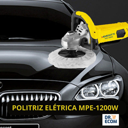 politriz de mão profisssional mpe 1200w menegotti 127v/220v