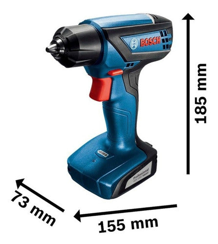 Furadeira Parafusadeira Sem Fio De 6mm Bosch Gsr 1000 Smart 12v Com Maleta 110v/220v