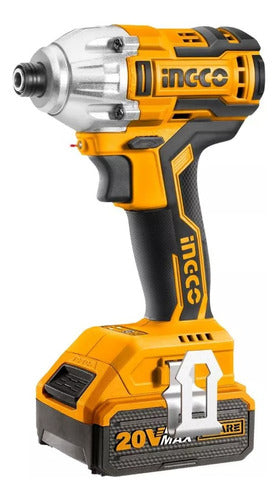 Parafusadeira De Impacto Encaixe Sextavado 1/4 C/ 2 Baterias