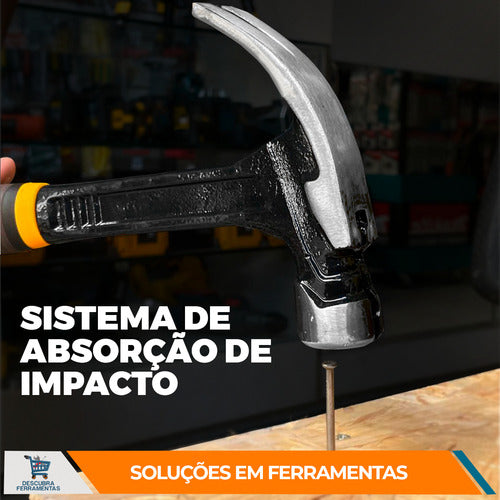 martelo unha magnético hch81016l 16oz cabo emborrachado