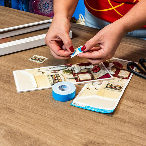 fita fixa tudo espuma dupla face 24mm x1,5m- blíster-tekbond