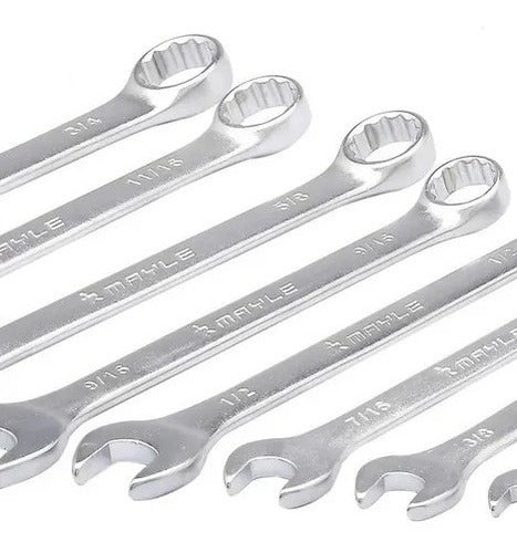 kit jogo de chaves combinadas de 1/4 a 3/4 pol 9 peças mayle