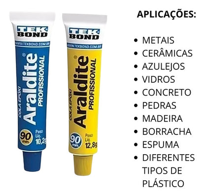 Adesivo Araldite Profissional 23g Tekbond (90min)