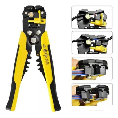 Alicate Decapador Crimpador Fio Cabo Automático Profissional