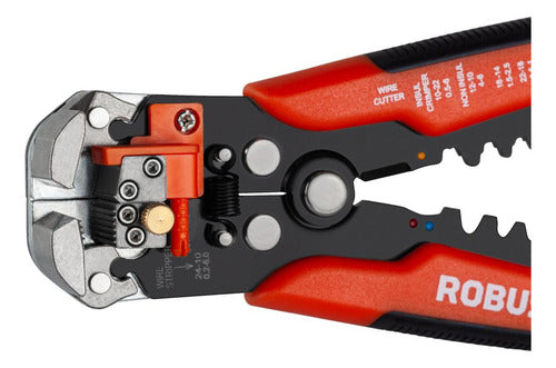 Alicate Desencapador E Crimpador Laranja 8' S28202200 Robust