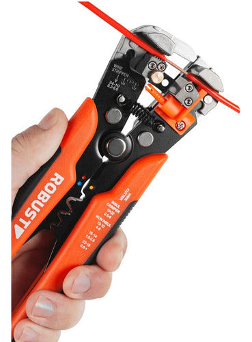 Alicate Desencapador E Crimpador Laranja 8' S28202200 Robust