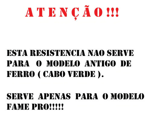 Resistência Ferro Solda Machadinha 320w 110v Fame Voltagem 1