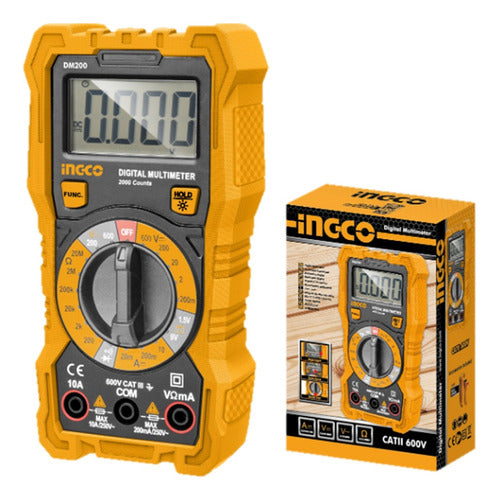 Multimetro Digital 1999 Contagens Ingco - Dm200