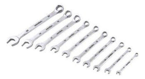 Jogo De Chaves Combinadas 6 A 22 Mm Aço Cromo Vanádio Vonder