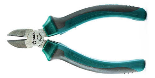 alicate de corte diagonal 6'' aço cr níquel st70202ast sata