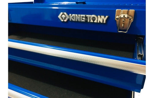 Baú Para Ferramentas Metálico 87a07-2a-b Cor Azul King Tony