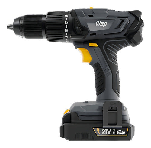 Parafusadeira E Furadeira De Impacto Wap 3/8 K21 Id01 Maleta