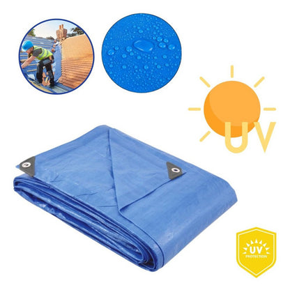 Lona Plástica Azul 3x4 Reforçada Piscina 150micras Ferrari