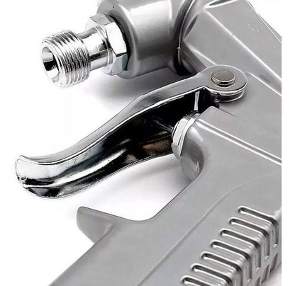 Pistola De Pintura Alta Pressão Bico 1.2/1.5/1.8mm 1l Stels Prata