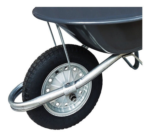 CARRINHO DE MAO PNEU C/CAM. 50L POP PR METALOSA