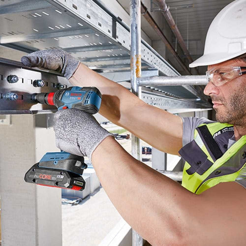 chave de impacto bosch gdx 18v-200 brushless 18v s/b - azul-turquesa - 18v