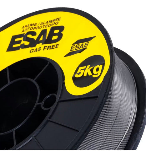 arame solda mig autoprotegido sem gás esab gas free 1,0 5kg