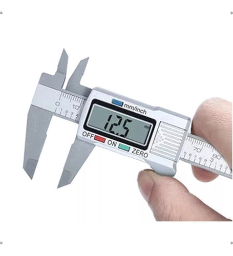 Paquímetro Digital 150mm Fibra De Carbono Bestfer