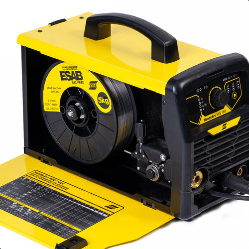 arame para solda mig uso sem gás 0,8mm 5kg - esab gas free